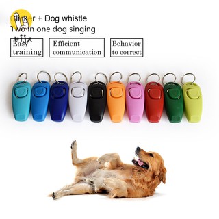 WiJx❤❤❤Summer Korean Hot Sale!Combo Dog Clicker & Whistle - Training,Pet Trainer Click Puppy With Gu