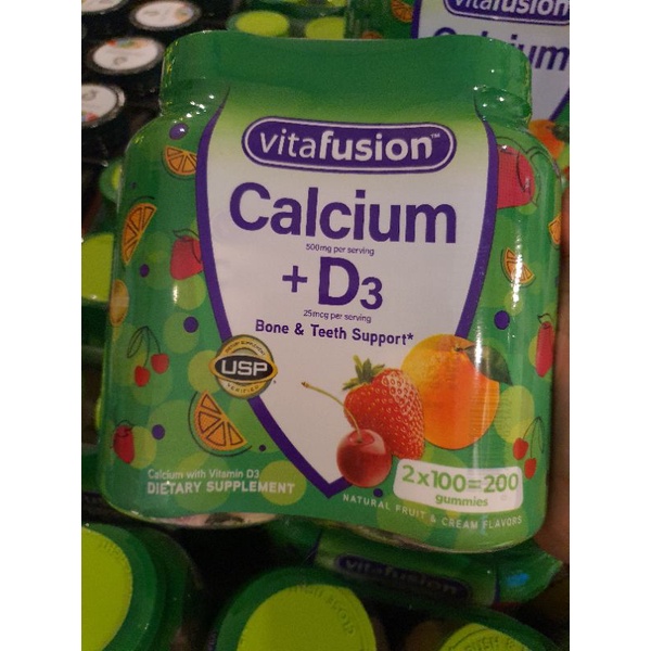 Vitafusion Calcium + D3 Gummies Bundle Shopee Philippines