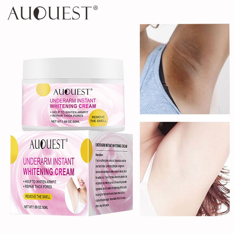 Auquest Body Whitening Cream Female Underarm Whitening Cream Body Dark Skin Armpit Legs Knees 8813