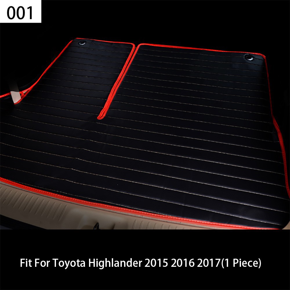 Car Cargo Liner Leather Suv Trunk Rear Cargo Mat Fit For Toyota