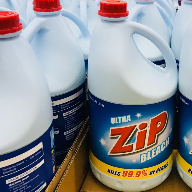 Zip Ultra Bleach 1 Gallon 99 Antibacterial Shopee Philippines