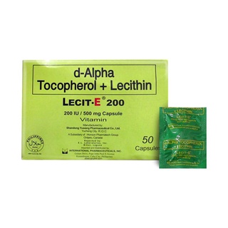 Lecit E 200 IU / 500 mg Capsule - 20s #7