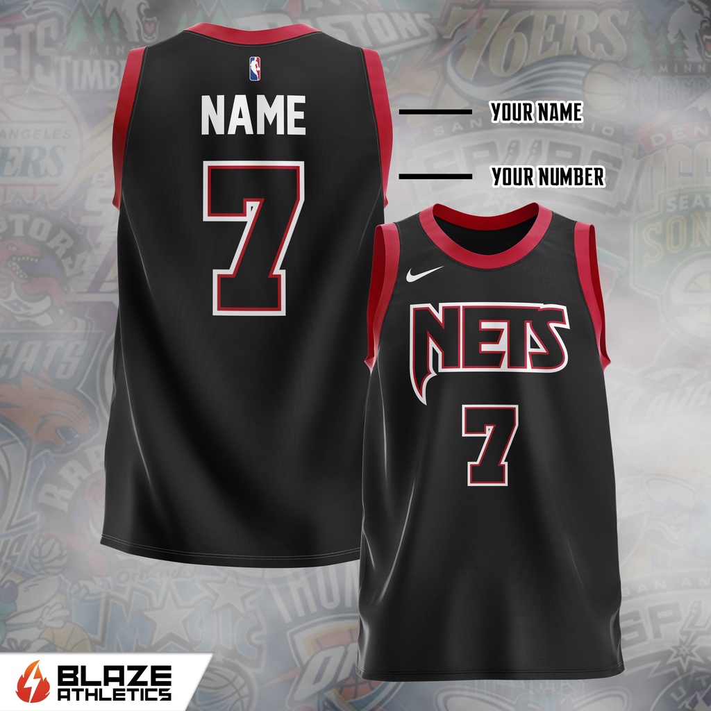 Brooklyn Nets Jersey (fully Sublimated) 