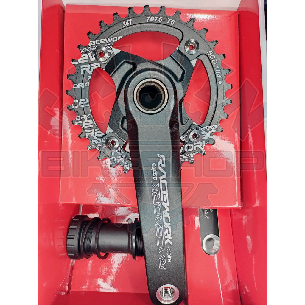 racework crankset 1x