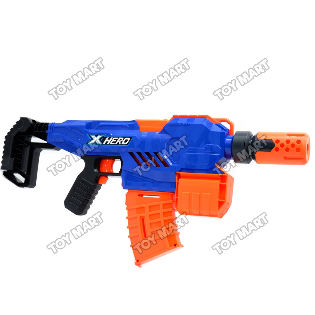 NERF Elite Phoenix Automatic Blaster with Bullets & Target Cans Battery