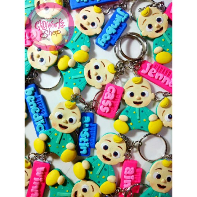 JJ Ninong Ninang keychains souvenirs give aways for birthday