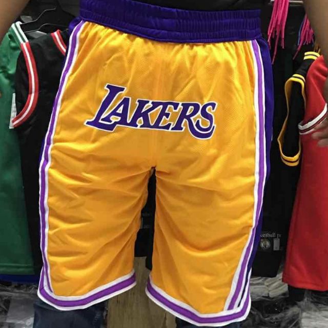 lakers jersey shorts