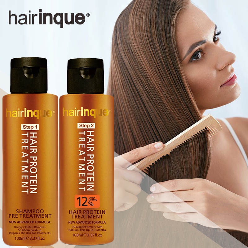 2-Step Curl Care for Ultra Soft Hair Straighten Treatment 12% Formalin  Keratin Shampoo Set Pro Hair0 | Shopee Philippines