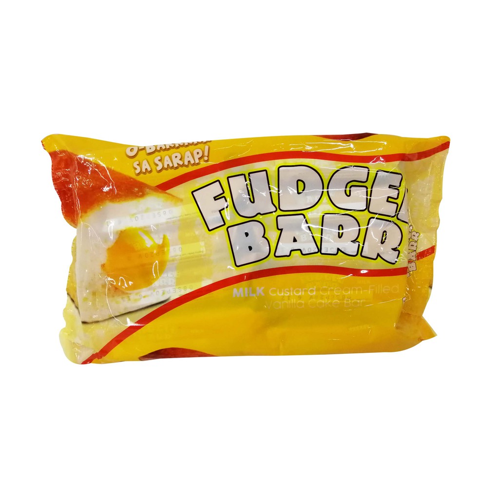 Fudgee Barr Milk Custard Creamfilled Vanilla Cake Bar (10pcsx39gms