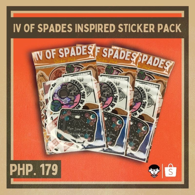 iv-of-spades-inspired-sticker-pack-shopee-philippines