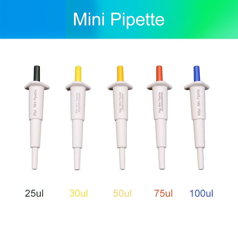 Mini Pipette 10ul to 200ul Dropper Pipeta Lab Equipment Plastic