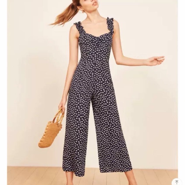 black flower jumpsuit