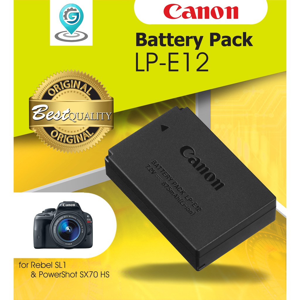 Canon Lp-E12 Lithium-Ion Battery Pack (7.2V, 875Mah) | Shopee Philippines