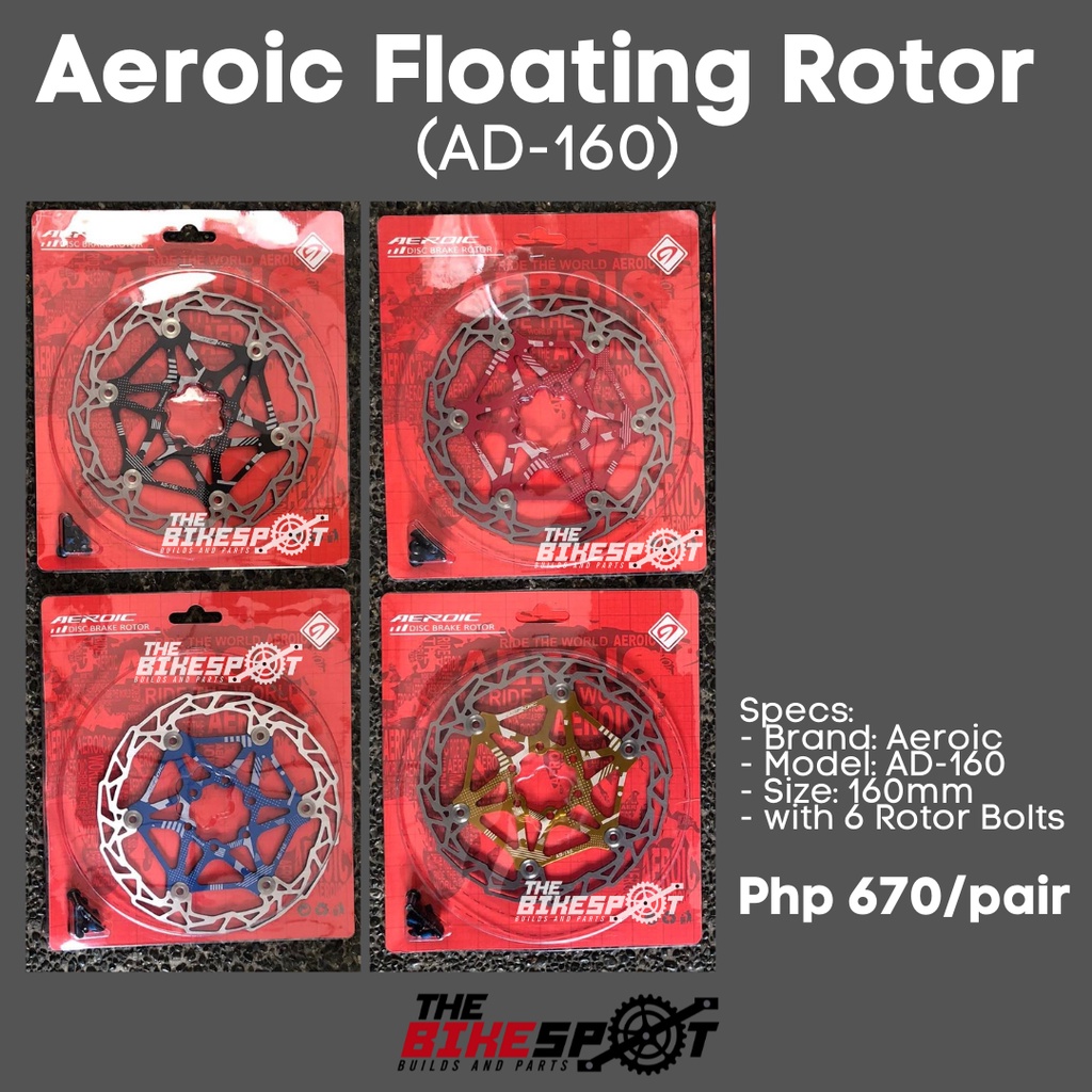 Aeroic Floating Rotors (AD160) *Prices in pairs* Shopee Philippines