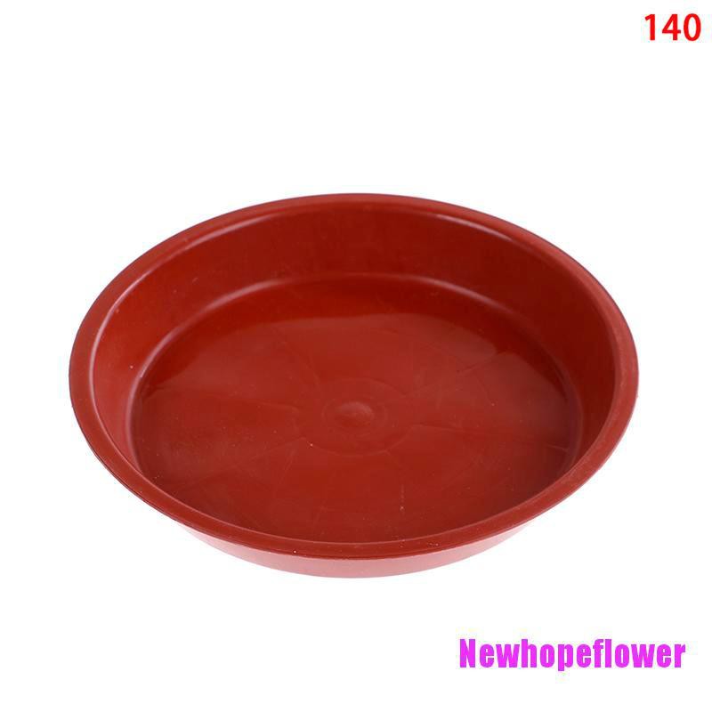 NFPH Garden Pp Resin Round Plant Saucer Pad Flower Pot Base Water Saving Tray