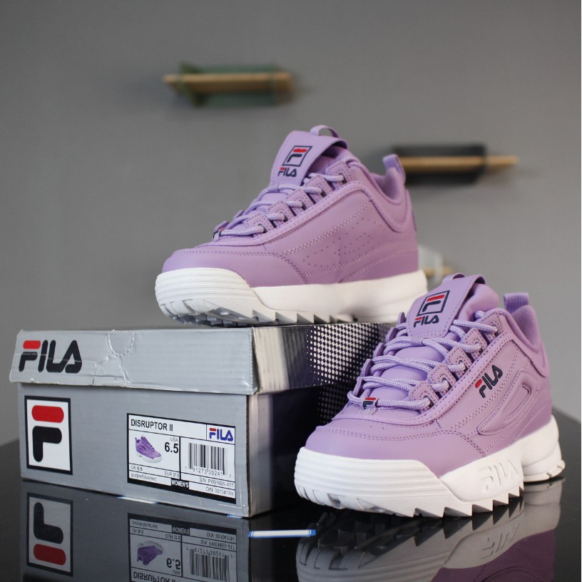 purple fila shoes