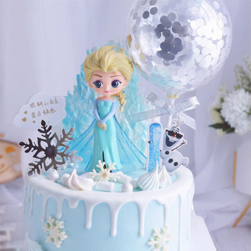 Disney Princess Cake Topper Plastic Frozen Cartoon Party Decorations Supplies Kid Toy Girls Cake Toppers Home D Elsa Mermaid Snow White Sofia Bell Shopee Philippines