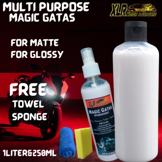 Multi Purpose Magic Gatas for motorcycle 1 liter and 250ml FREE Towel ...