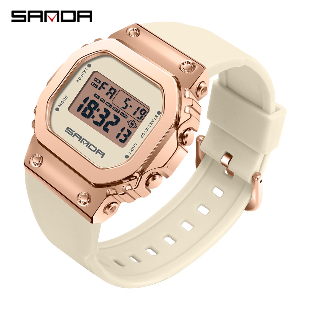 Sanda Pretty Elegant Ladies Charm Waterproof Casual Sports Watch