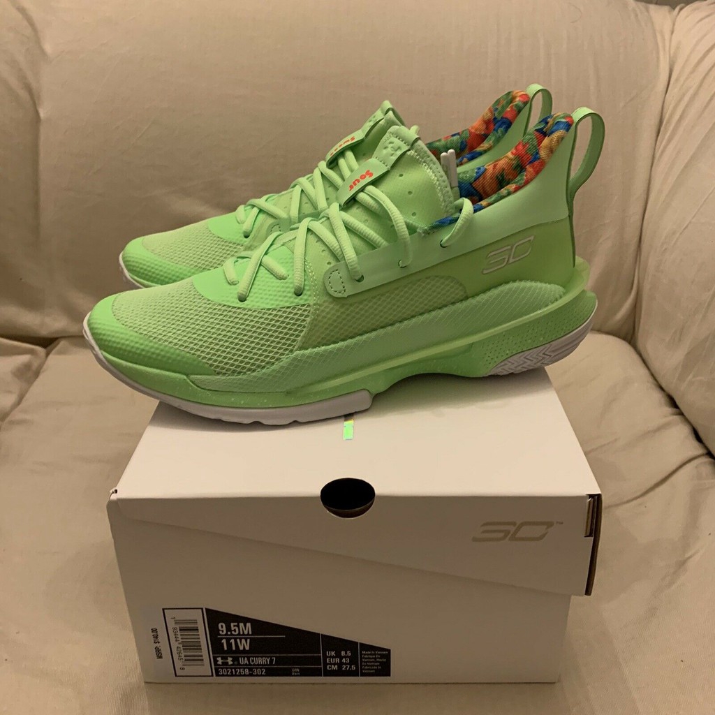 lime green stephen curry shoes