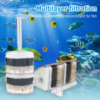 Ready Stock Aquarium Fish Tank Filter Activated Carbon Water Filter Single Layer Double Layer Angle