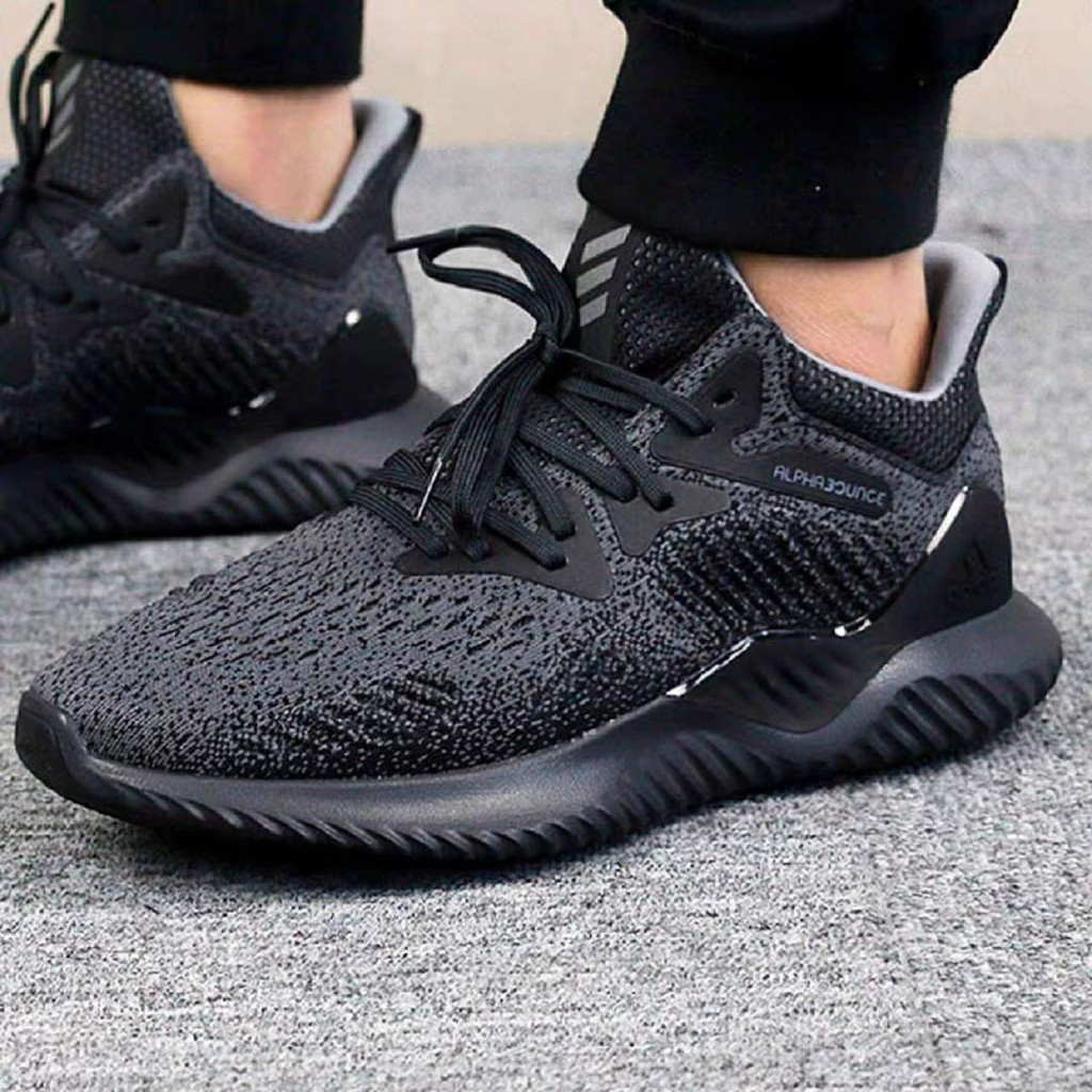 OEM Adidas Alphabounce beyond Running shoes For Men shoes Black | Shopee  Philippines