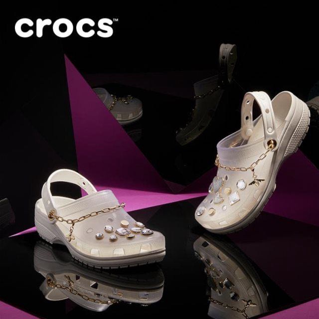 crocs translucent clog