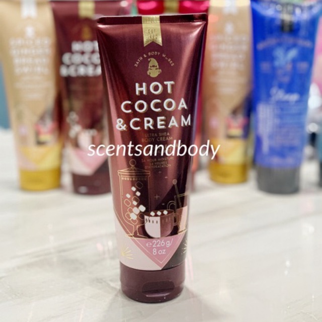 COD Bath & Body Works Hot Cocoa Cream Lotion Shopee Philippines
