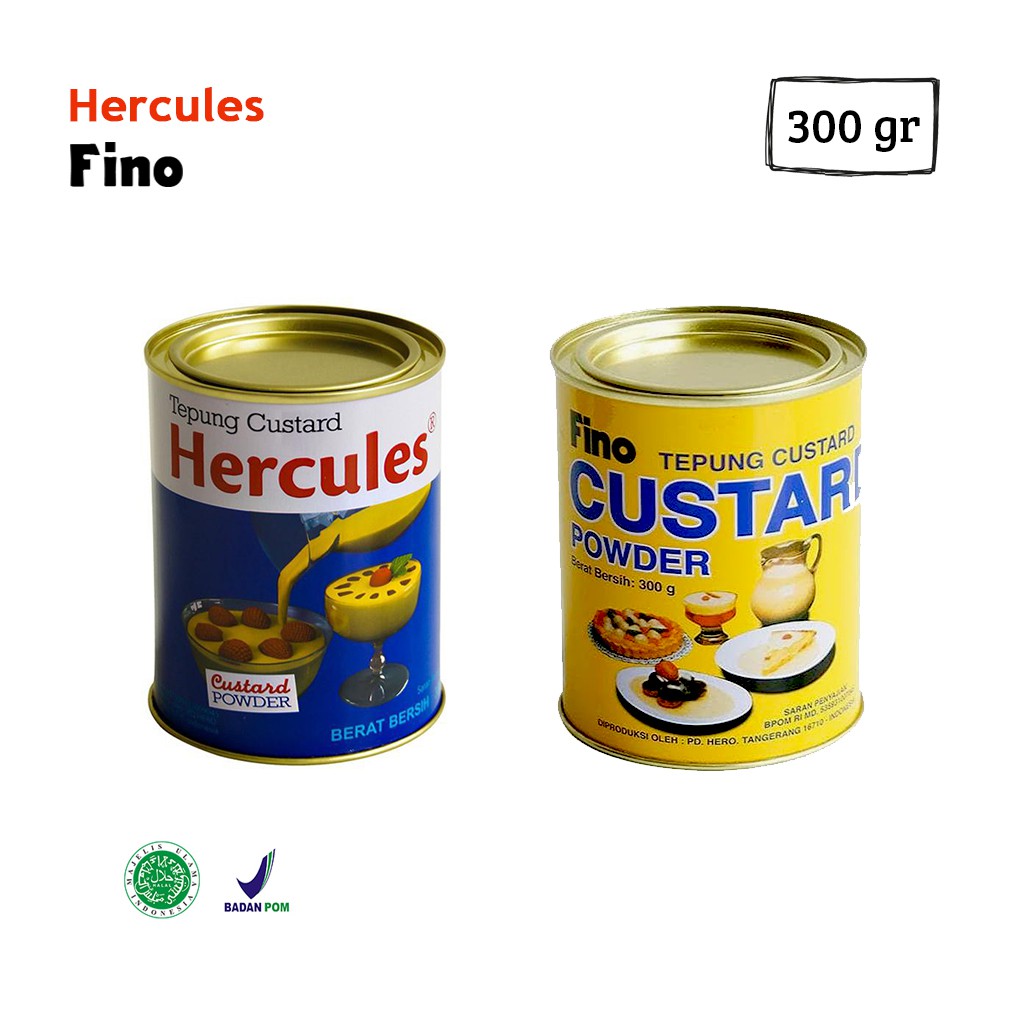 300g Hercules And Fino Custard Powder For Baking Ng3b Shopee Philippines