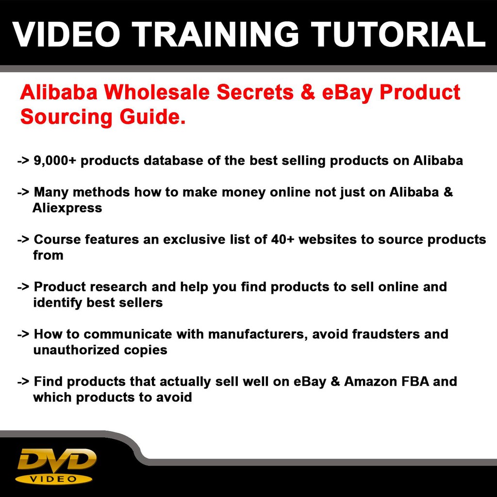 Alibaba Wholesale Secrets Ebay!    Product Sourcing Guide - 