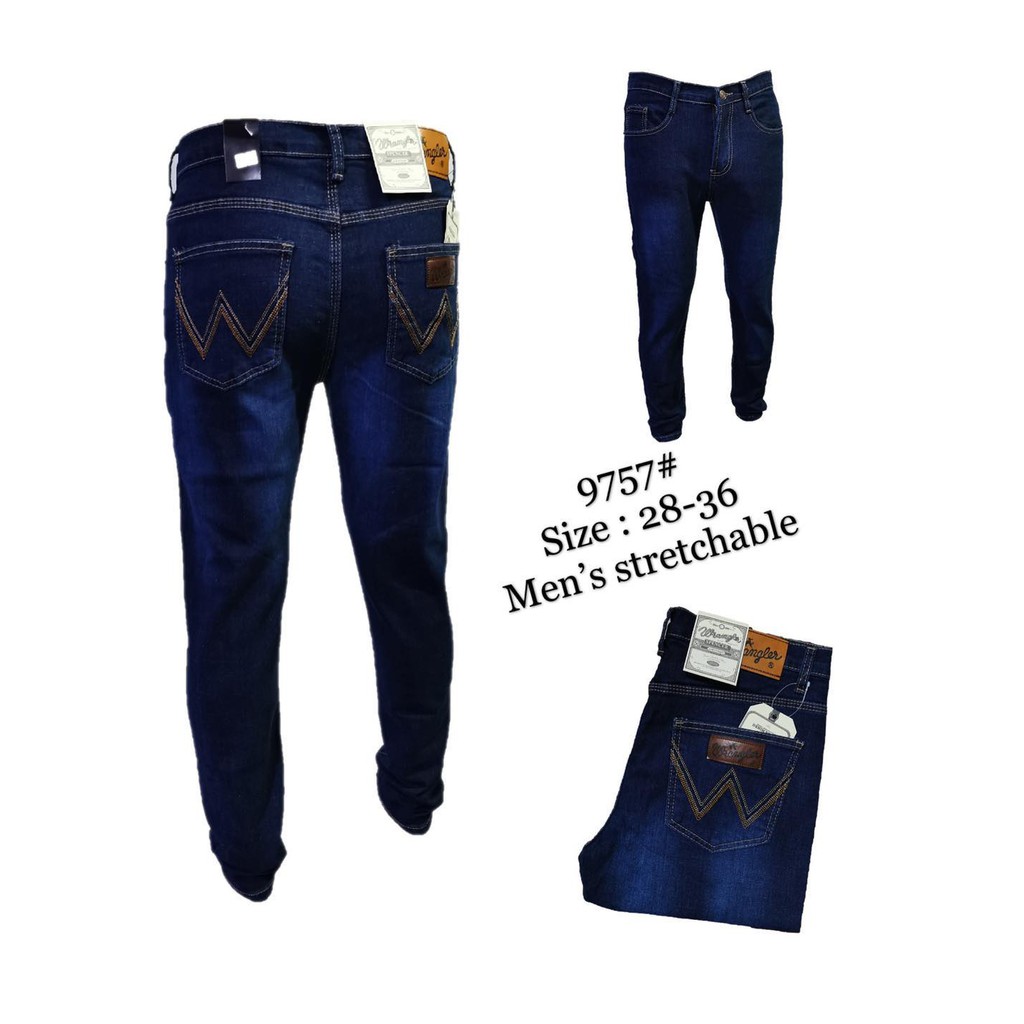 Wrangler Stretchable Skinny Jeans Pants for Men size (28-36) | Shopee  Philippines