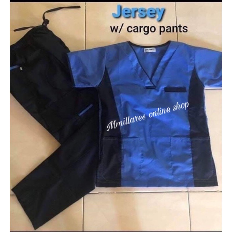 cargo pants blue