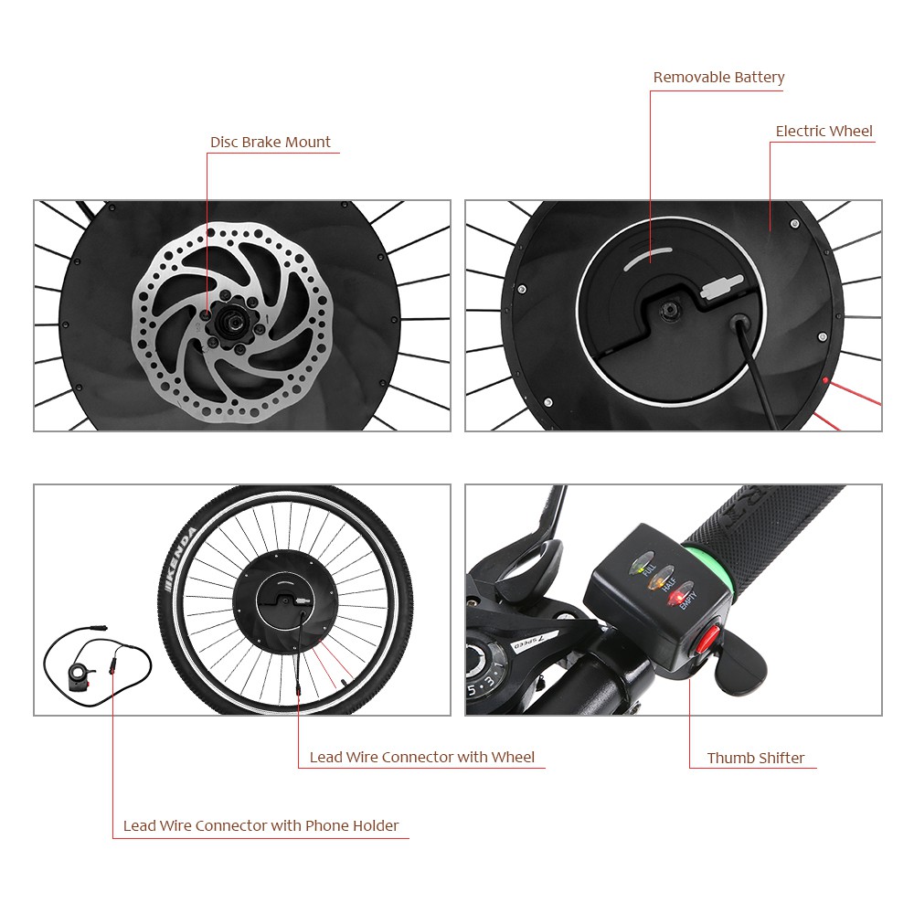 27.5 electric front wheel