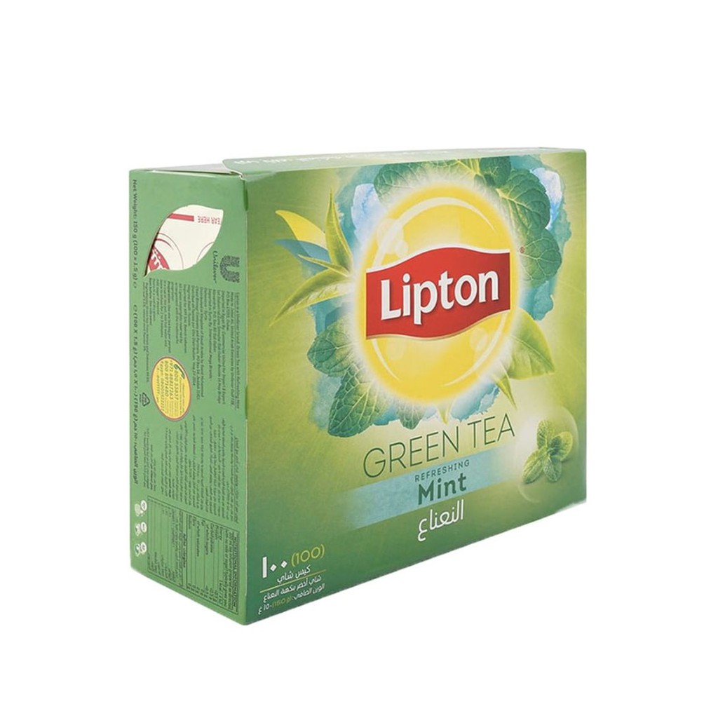 Lipton Green Tea Mint 100's Teabags | Shopee Philippines