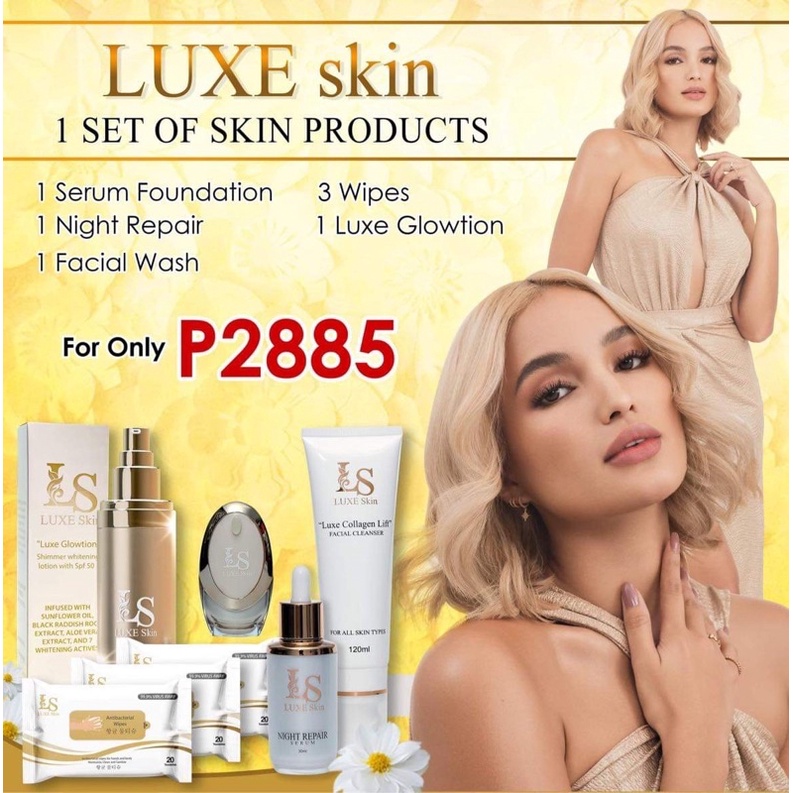 Luxe Skin Products Set (with Night Repair Serum) Shopee Philippines