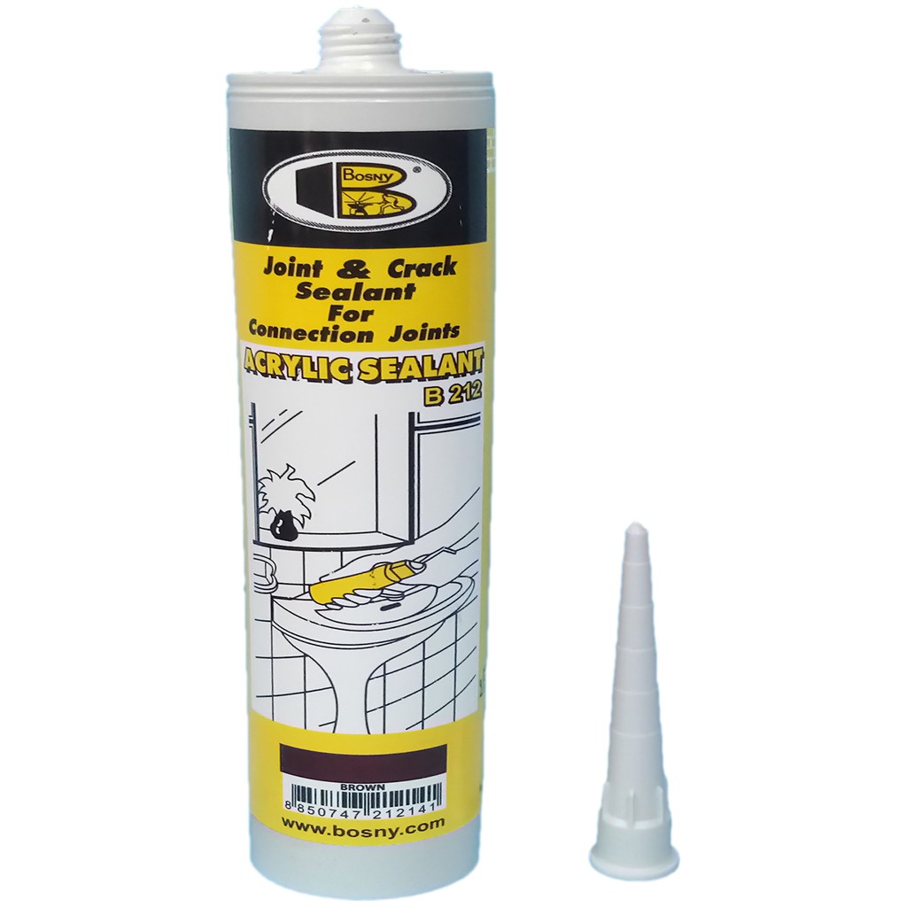 BOSNY acrylic sealant B212 BROWN 300ml | Shopee Philippines