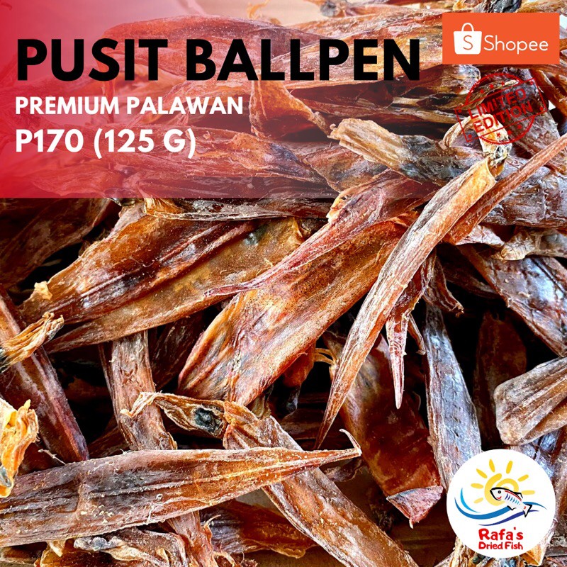 125g Premium Dried Pusit Ballpen Shopee Philippines