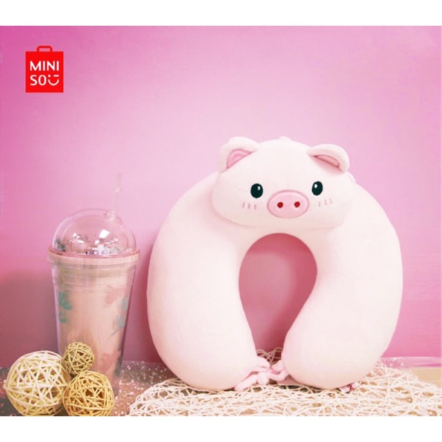 miniso pig pillow