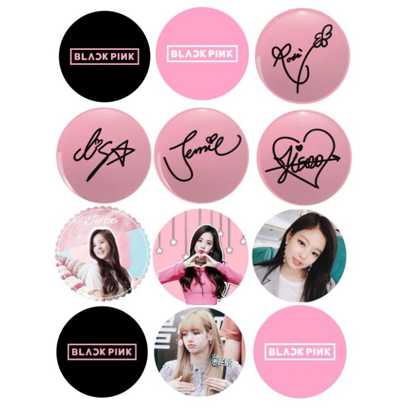 blackpink birthday cupcake toppers glittered coated shopee philippines