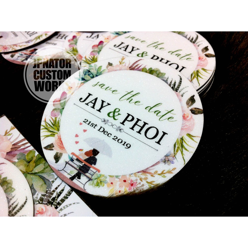 Round Wedding Ref Souvenirs/Giveaways Shopee Philippines