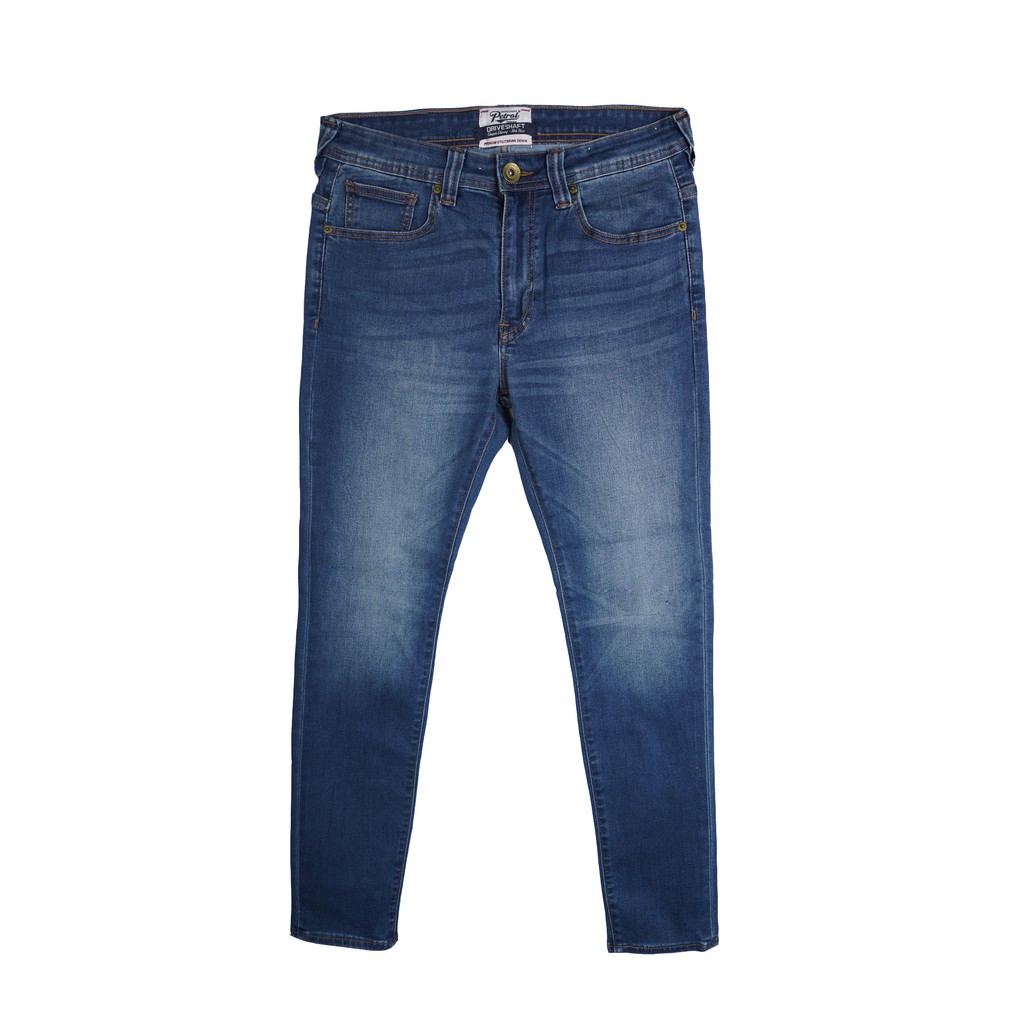 medium wash skinny jeans mens