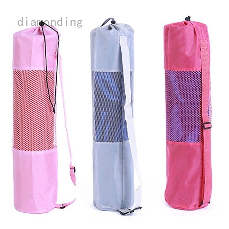 Diamonding Portable Yoga Mat Bag Nylon Carrier Washable Adjustable