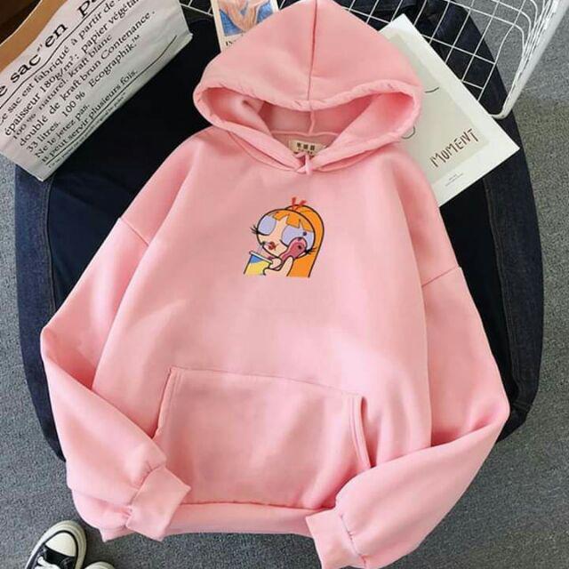 aesthetic pink hoodie