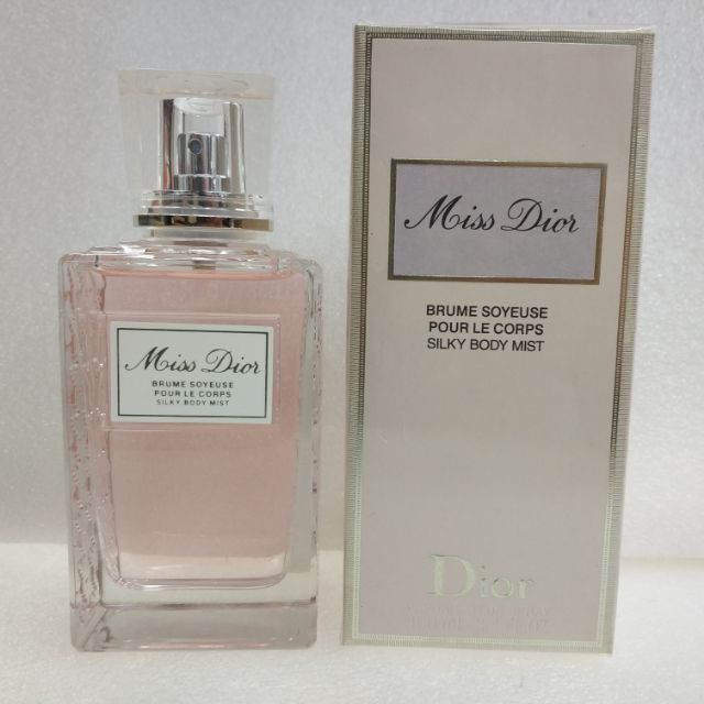 miss dior brume soyeuse pour le corps silky body mist