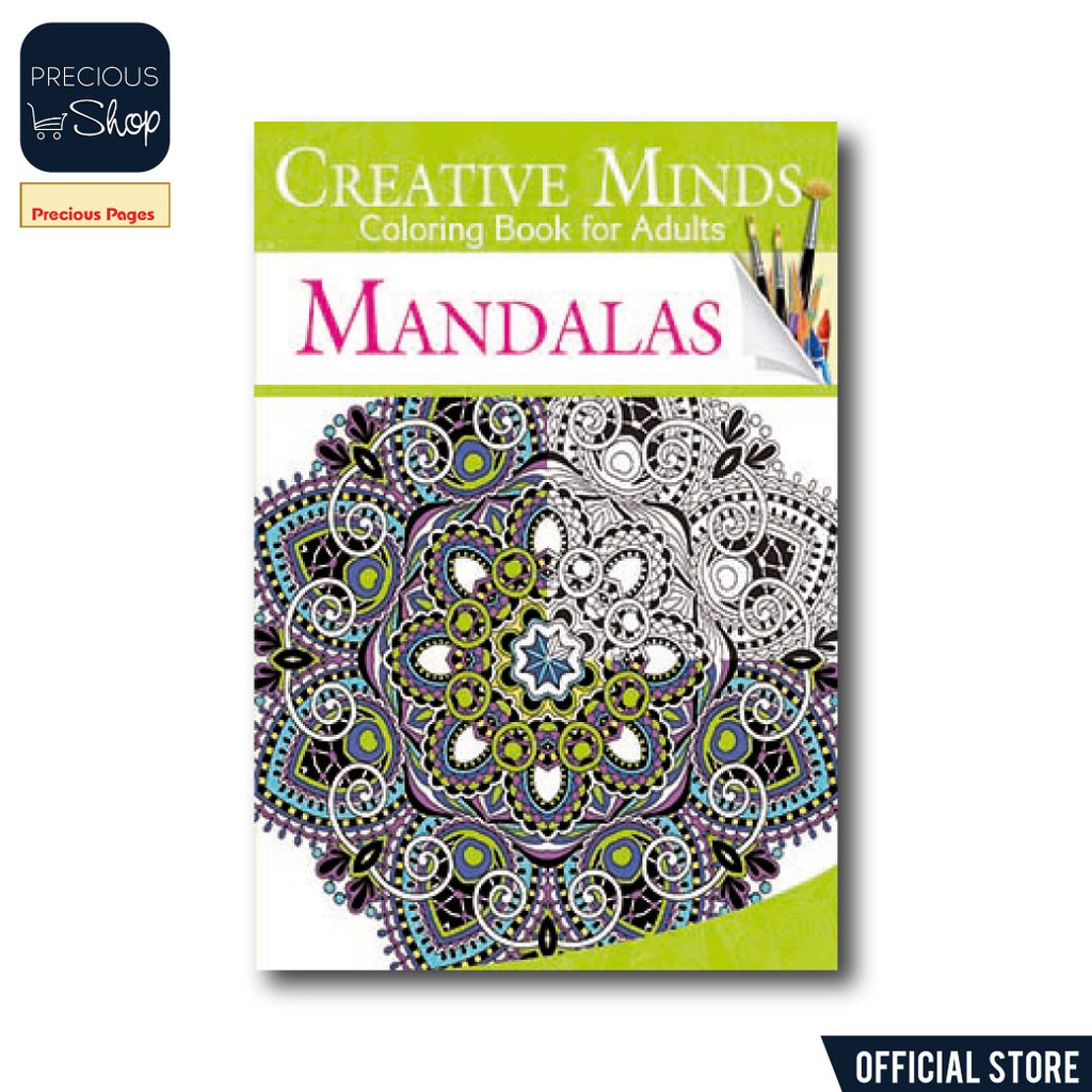 Download Creative Minds 6 Coloring Book For Adults Mandalas Shopee Philippines