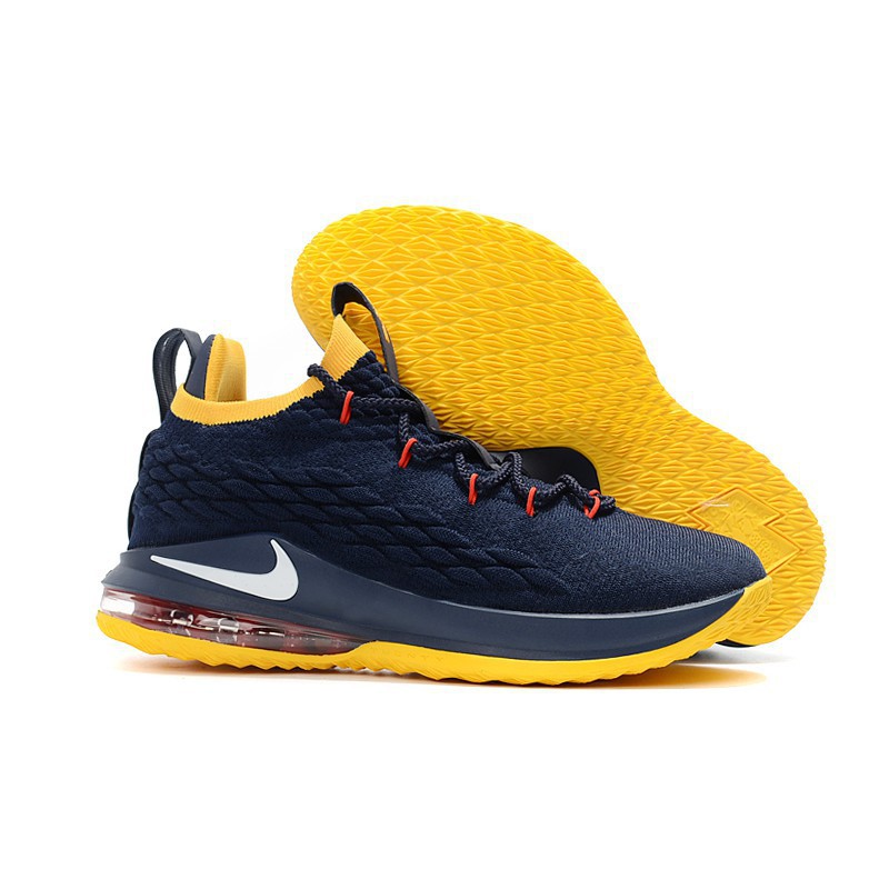 lebron 15 blue and yellow