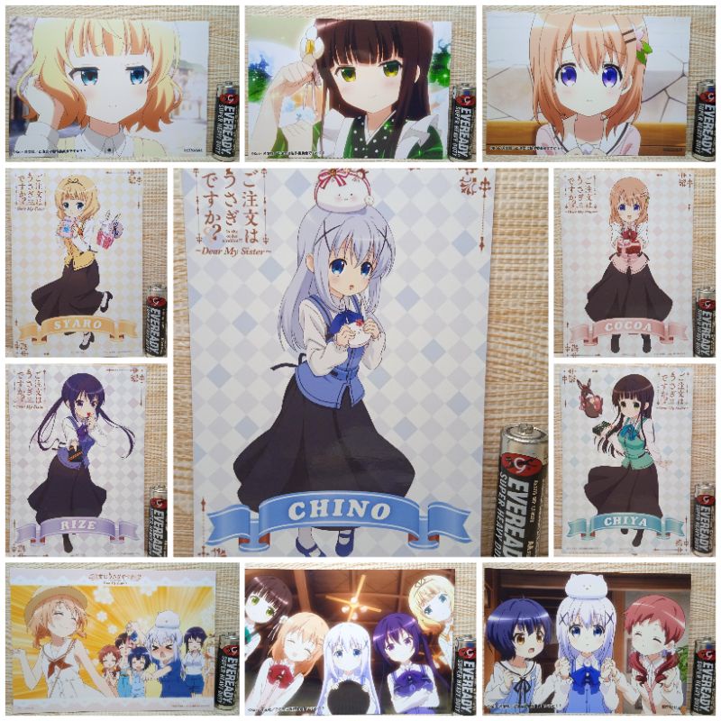 Gochiusa Anime Bromide (Is the Order A Rabbit? Anime Merch) | Shopee ...