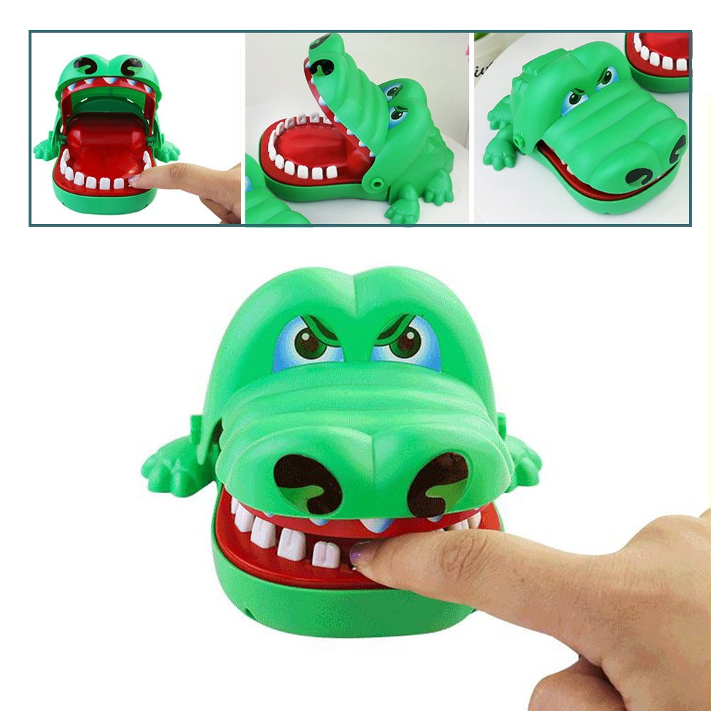 Funny Toy Mouth Dentist Bite Finger Toy Pulling Crocodile Teeth Games Toys  Kids Funny Toy For | Shopee Philippines