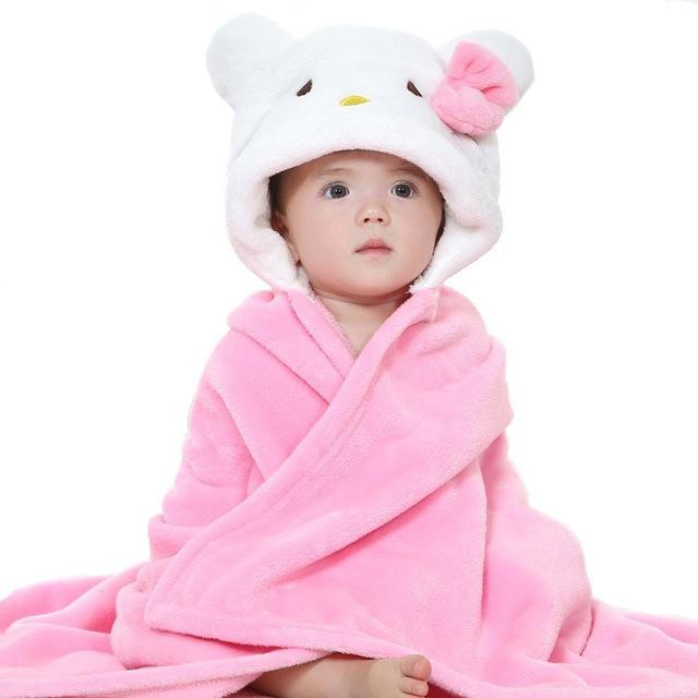infant hooded bath towel