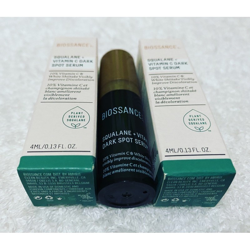 Authentic Biossance Squalane Vitamin C Dark Spot Serum (4ml) (New
